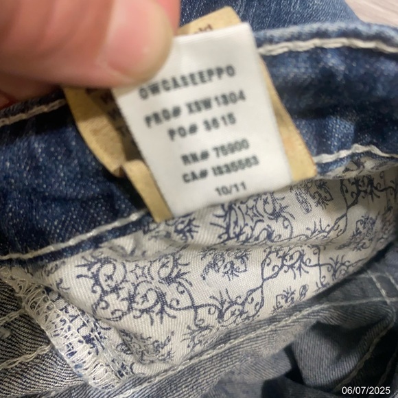 Big Star Casey Bootcut Jeans 28R Embroidered Pockets Low Rise Stretch Denim - Picture 8 of 12